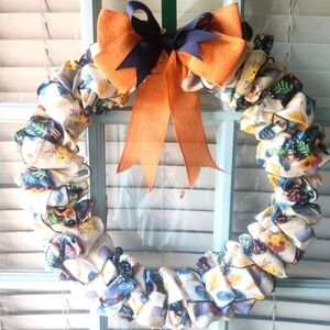 Fall door wreath